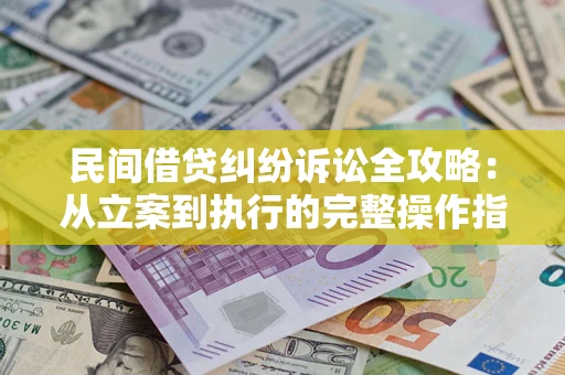 武汉民间借贷纠纷诉讼全攻略：从立案到执行的完整操作指南