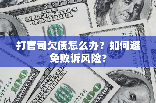武汉打官司欠债怎么办？如何避免败诉风险？