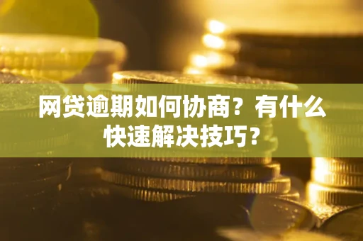 武汉网贷逾期如何协商？有什么快速解决技巧？