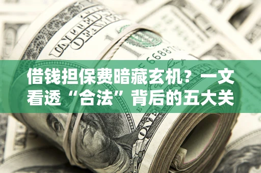 武汉借钱担保费暗藏玄机？一文看透“合法”背后的五大关键陷阱