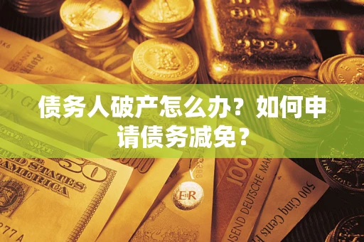 武汉债务人破产怎么办？如何申请债务减免？