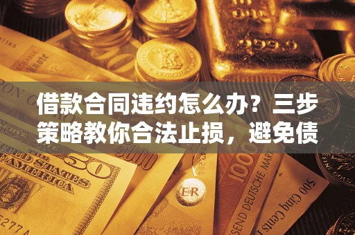 武汉借款合同违约怎么办？三步策略教你合法止损，避免债务危机升级
